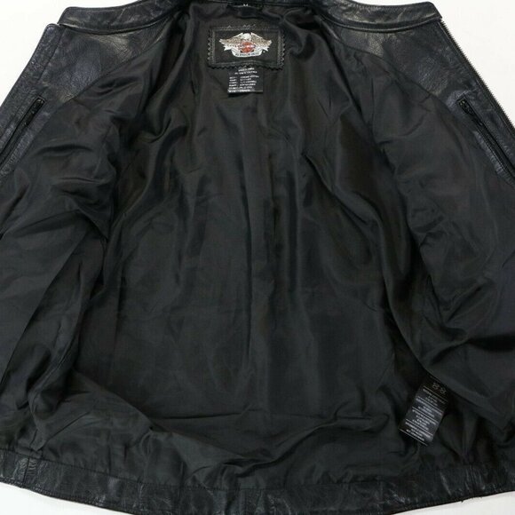 Harley Davidson leather Heart/Wings Jacket Small - Picture 7 of 9